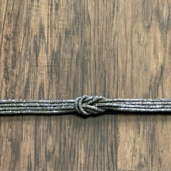WHBM black crystal knot stretch belt  display picture 3